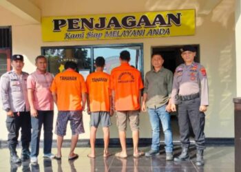 Tiga Penjudi Mataram Baru di Tangkap Polisi