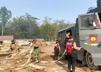 Menengok Fungsi Lain Water Canon di Polres Mesuji