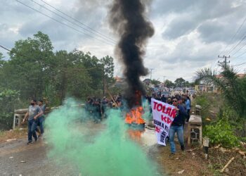 Polres dan KPU Mesuji Simulasikan Pengamanan Pemilu 2024