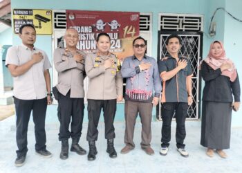 Gudang Logistik Pemilu 2024 Mesuji di Cross Check Polres dan KPUD