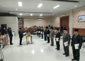 Sembilan Pejabat Eselon II Dilantik Sekda Mesuji