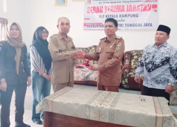Tobing Aprizal Mulai Kepalai Kampung Tri Tunggal Jaya