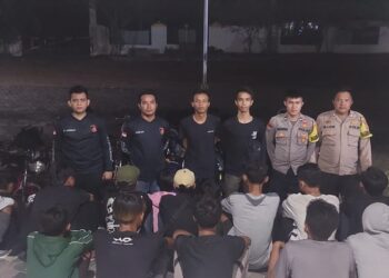 Puluhan Remaja Terjaring Unit Reskrim Polsek Tanjung Raya
