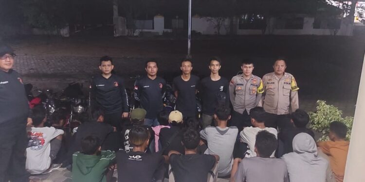Puluhan Remaja Terjaring Unit Reskrim Polsek Tanjung Raya