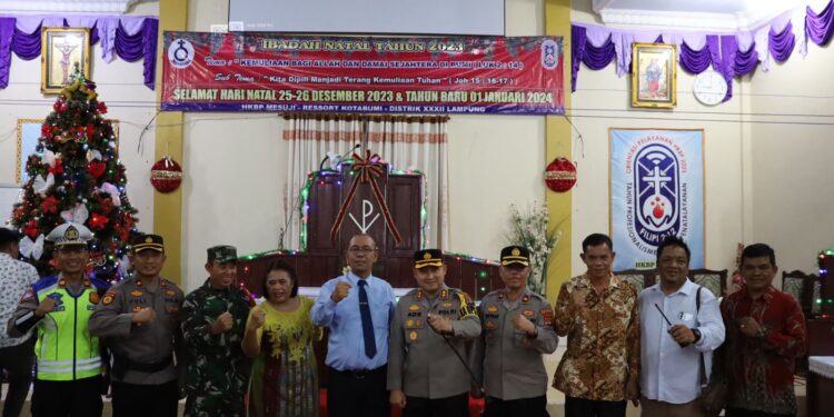 Kapolres Mesuji Pastikan Situasi Nataru Kondusif