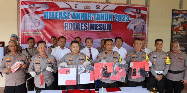 Kapolres Mesuji : Jumlah Tindak Pidana Tahun 2023 Naik 44%