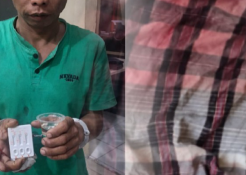 Warga Desa Sungai Badak Tujah Punggung Kakak Ipar