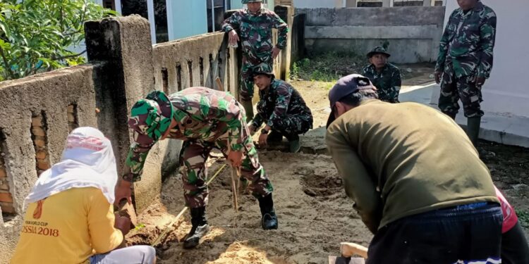 MCK Sehat Ala Satgas TMMD ke 119 Kodim 0411/KM Mulai di Garap
