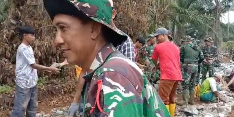 Pembangunan Infrastruktur Sasaran TMMD Kodim 0411/KM Mulai Dikebut