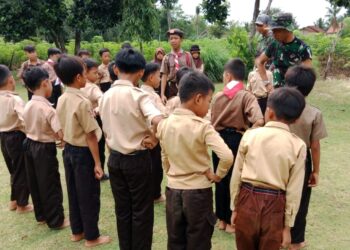TMMD ke 119 Kodim 0411/KM : TNI Juga Jago Pramuka