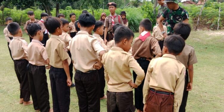 TMMD ke 119 Kodim 0411/KM : TNI Juga Jago Pramuka