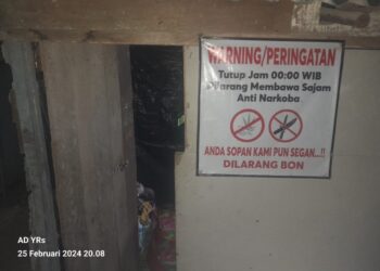 Layanan Ekstra Cafe di Desa Sinar Laga Buat Warga Resah