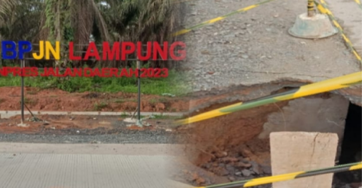 Opini : Lobang Menganga di Jalanan BPJN Lampung, Salah Siapa?