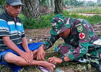 Melihat dari Dekat Perhatian dan Kepedulian Satgas TMMD 119 Kodim 0411/KM di Lampung Tengah