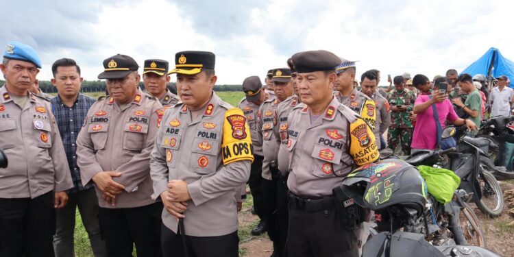 Kapolres Mesuji Kembali Himbau Masyarakat Buay Mencurung Tinggalkan Lahan Sengketa