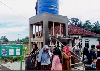Berkat TMMD 119 Kodim 0411/KM, Air Bersih Mudah Didapat