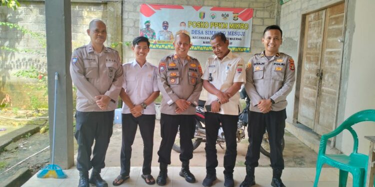 Binmas Polres Sambang Binluh Kamtibmas di Desa Simpang Mesuji