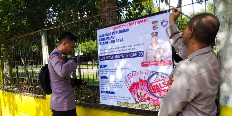 Kasat Binmas Polres Mesuji Minta Masyarakat Mewaspadai Peredaran Duit Palsu