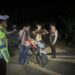 Satlantas Mesuji Patroli Pagi Buta di Jalan Poros Arah Desa Muara Tenang