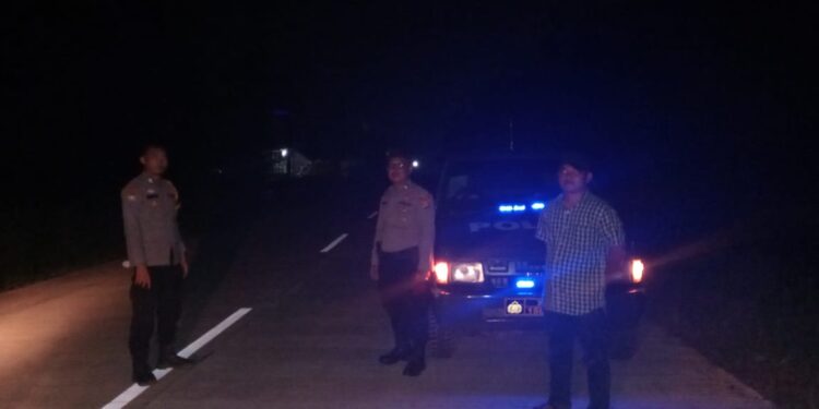 Personel Polsek Mesuji Timur Gencar Patroli Cegah Balap Liar dan C3