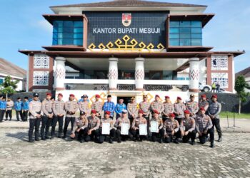 28 Personel Polres Mesuji Terima Penghargaan Dari Pemerintah Daerah