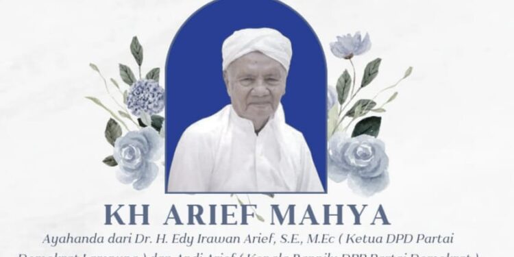 Tokoh NU Lampung Berpulang, Kapolda Turut Berbela Sungkawa