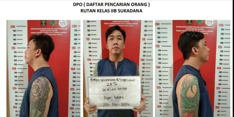 Napi Kasus Narkoba di Rutan Kelas IIB Sukadana Kabur