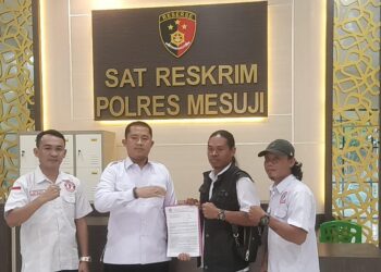 Pospera Mesuji Laporkan Dugaan Korupsi Progam BSPS Tahun 2022-2023