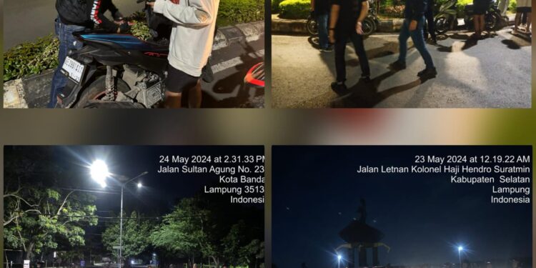 Jaga Kamtibmas di Libur Panjang, Polda Lampung Lakukan Patroli Hunting