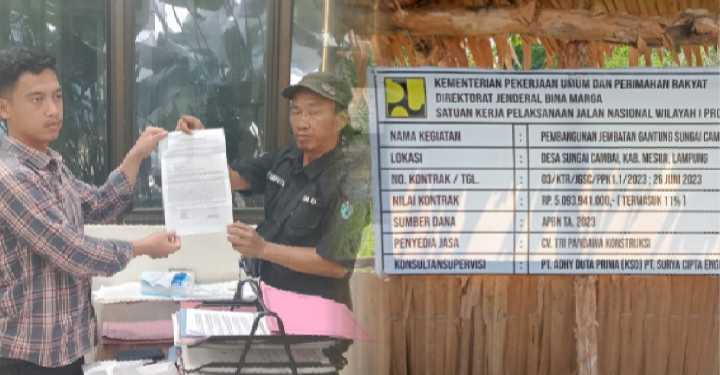 Humas CS Rasa Preman Diproyek Jembatan Gantung Kementerian PUPR Dilaporkan ke Polisi