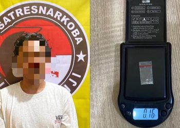 Polisi Tangkap Pria Sedang Nyabu di Pagi Hari