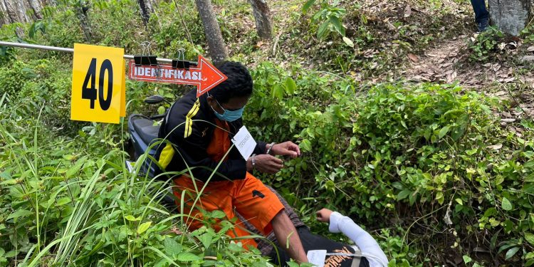 Polisi Menggelar Rekonstruksi Pembunuhan Siswi SMKN 1 Tanjung Raya