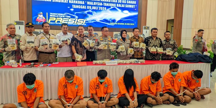 Pengiriman 30 Kg Sabu di Tol Bakauheni Digagalkan Polda Lampung