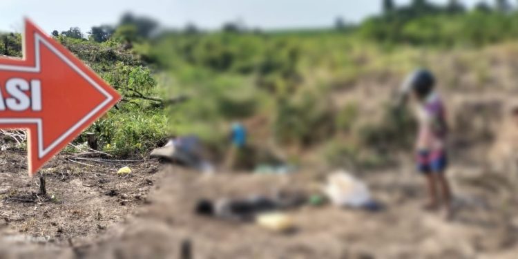 Mayat Warga Permukiman Karya Jaya Membusuk di Kebun Singkong