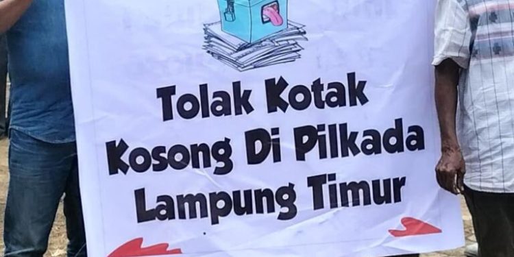 Ratusan Warga Desak PDIP Lampung Timur Usung Calon Bupati, Tolak Pilkada Melawan Kotak Kosong
