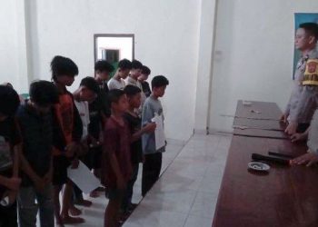 12 Anak Bersenjata Tajam Gagal Tawuran di Lampung Tengah