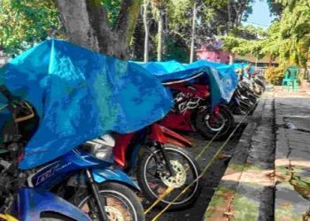 Arena Sabung Ayam Kocar-Kacir! Polisi Datang, Para Pelaku Kabur Tinggalkan Motor dan Sandal!