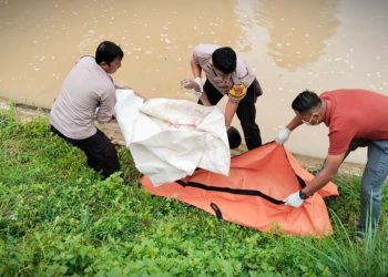 Jasad Tanpa Identitas Mengapung di Irigasi Desa Taman Cari