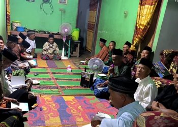 Kebersamaan TNI-Warga, Terajut di Malam Tahlilan