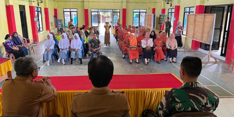 Satgas TMMD Kodim 0411/KM Dorong Kesadaran Kesehatan Lewat Penyuluhan di Sukanegara