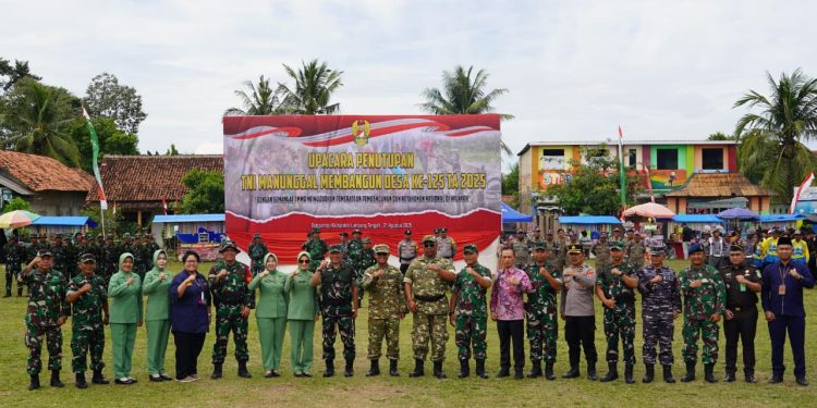 TMMD Ke-125 Kodim 0411/KM Resmi Ditutup di Sukanegara