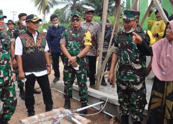 Tim Wasev Itjenad Tinjau TMMD Reguler ke-125 di Lampung Tengah