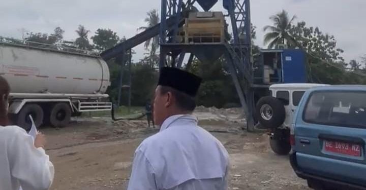 Batching Plant di Sukaraja Nuban Disoal LSM Libra